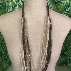 Chicos statement necklace nine strands. NWT